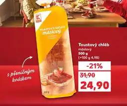 Kaufland Toustový chléb máslový nabídka