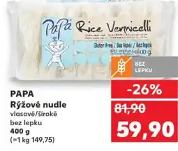 Kaufland PAPA Rýžové nudle nabídka
