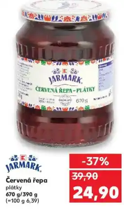 Kaufland Červená řepa plátky nabídka