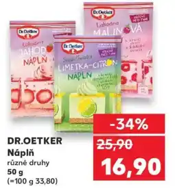 Kaufland DR.OETKER Náplň nabídka