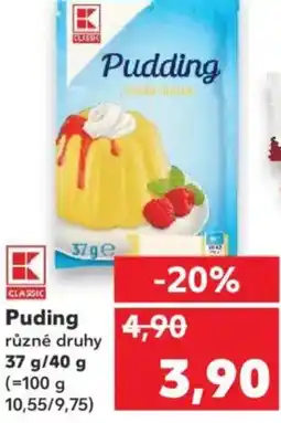Kaufland Pudding nabídka