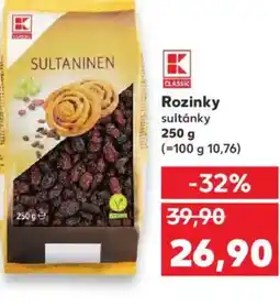 Kaufland Rozinky sultánky nabídka