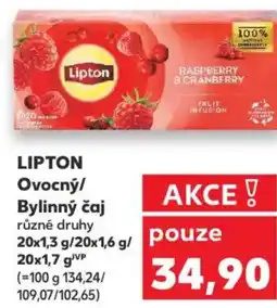 Kaufland LIPTON Ovocný/ Bylinný čaj nabídka