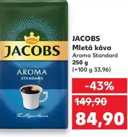 Kaufland JACOBS Mletá káva nabídka