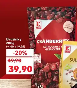 Kaufland Brusinky nabídka