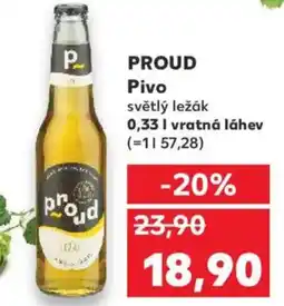 Kaufland PROUD Pivo nabídka