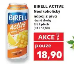 Kaufland BIRELL ACTIVE Nealkoholický nápoj z piva nabídka