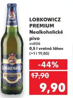 Kaufland LOBKOWICZ PREMIUM Nealkoholické pivo nabídka
