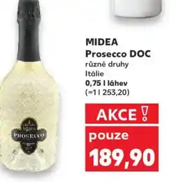 Kaufland MIDEA Prosecco DOC nabídka
