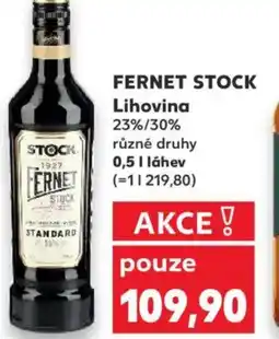 Kaufland FERNET STOCK Lihovina nabídka
