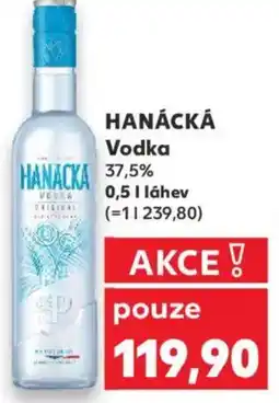 Kaufland HANÁCKÁ Vodka 37.5% nabídka