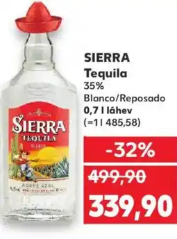 Kaufland SIERRA Tequila 35% nabídka