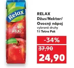 Kaufland RELAX Džus/Nektar/ Ovocný nápoj nabídka