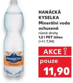 Kaufland HANÁCKÁ KYSELKA Minerální voda ochucená nabídka