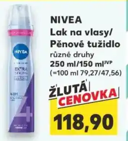 Kaufland NIVEA Lak na vlasy/ Pěnové tužidlo nabídka