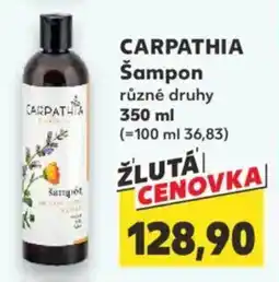 Kaufland CARPATHIA Šampon nabídka