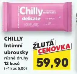 Kaufland CHILLY Intimni ubrousky nabídka