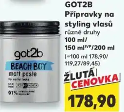 Kaufland GOT2B Přípravky na styling vlasů nabídka