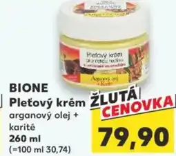 Kaufland BIONE Pleťový krém nabídka