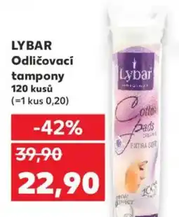 Kaufland LYBAR Odličovací tampony nabídka