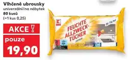 Kaufland Vlhčené ubrousky nabídka