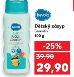 Kaufland Bevola Dětský zásyp Sensitiv nabídka