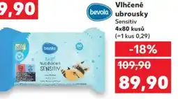 Kaufland Bevola Vlhčené bevola ubrousky nabídka
