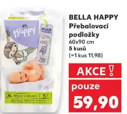 Kaufland BELLA HAPPY Přebalovací podložky nabídka