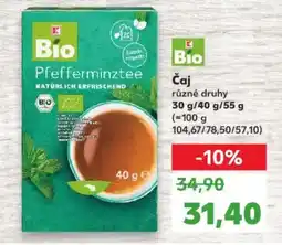 Kaufland Čaj nabídka