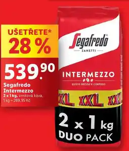 Lidl Segafredo Intermezzo, 2x 1 kg nabídka