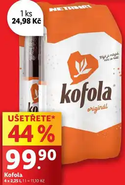 Lidl Kofola, 4x 2,25 l nabídka