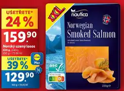 Lidl Norský uzený losos, 220 g nabídka