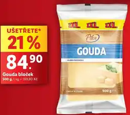 Lidl Gouda bloček, 500 g nabídka