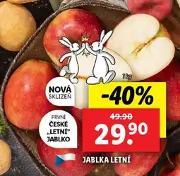 Lidl JABLKA LETNÍ, 1 kg nabídka