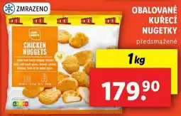 Lidl OBALOVANÉ KUŘECÍ NUGETKY, 1 kg nabídka