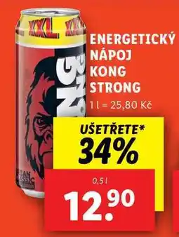Lidl ENERGETICKÝ NÁPOJ KONG STRONG, 0,5 l nabídka