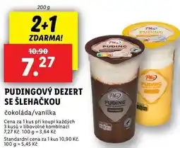 Lidl PUDINGOVÝ DEZERT SE ŠLEHAČKOU, 200 g nabídka