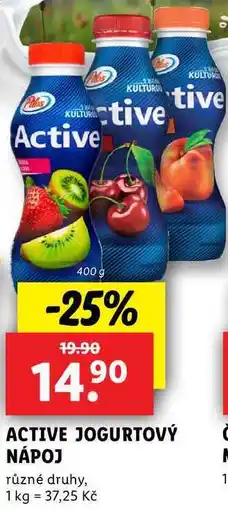 Lidl ACTIVE JOGURTOVÝ NÁPOJ, 400 g nabídka