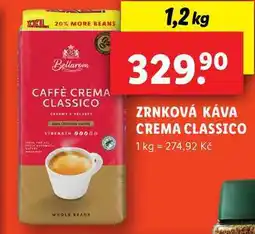 Lidl ZRNKOVÁ KÁVA CREMA CLASSICO, 1,2 kg nabídka