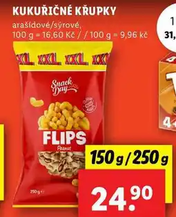 Lidl KUKUŘIČNÉ KŘUPKY, 150 g/250 g nabídka