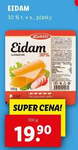 Lidl EIDAM, 100 g nabídka