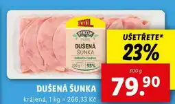 Lidl DUŠENÁ ŠUNKA, 300 g nabídka