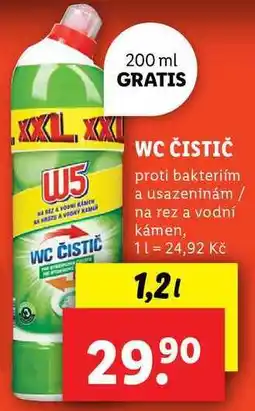 Lidl WC ČISTIČ, 1,2 l nabídka
