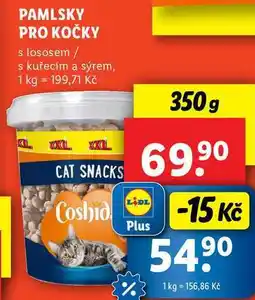 Lidl PAMLSKY PRO KOČKY, 350 g nabídka