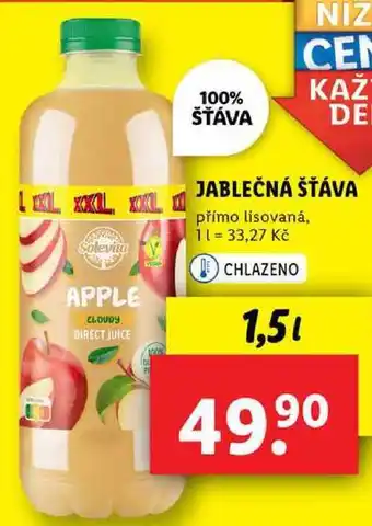 Lidl JABLEČNÁ ŠŤÁVA, 1,5 l nabídka