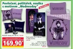 Norma Povlečení, polštářek, osuška s motivem „Wednesday“ nabídka