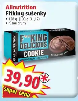 Norma Allnutrition Fitking sušenky nabídka