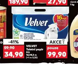 Kaufland Velvet toaletní papír nabídka