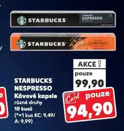 Kaufland Starbucks kávové kapsle nabídka