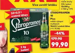 Kaufland Pivo staropramen nabídka